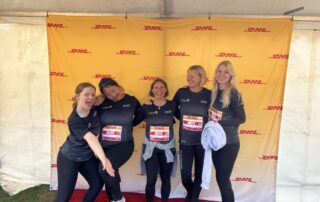 DHL run group picture