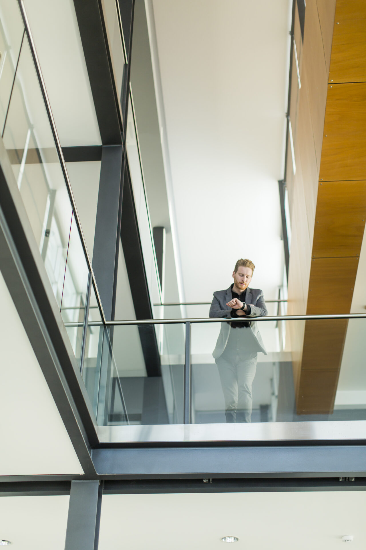Young man in the office